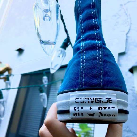 Blue Converse - Picture 2 of 3
